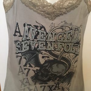 Avenge seven fold sz Lg 18” Grey tank